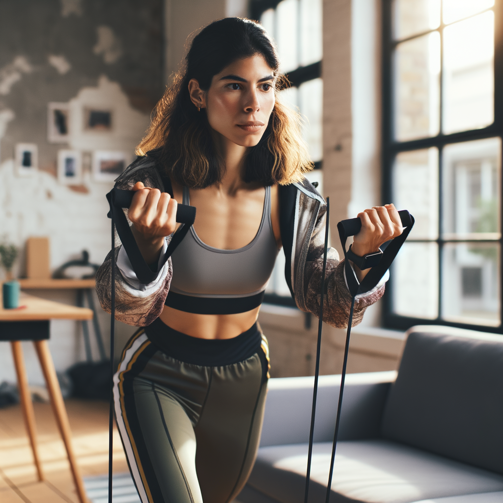 Gexit Resistance Band Set — 5 Fitnessbänder mit Türanker für Heim-Krafttraining