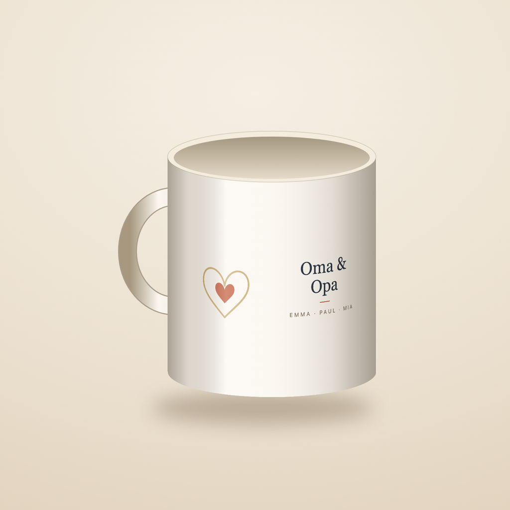 Oma & Opa Tasse von der anderen Seite – Motiv auf beiden Seiten